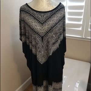 5th love Casual black dress pattern and sequins.